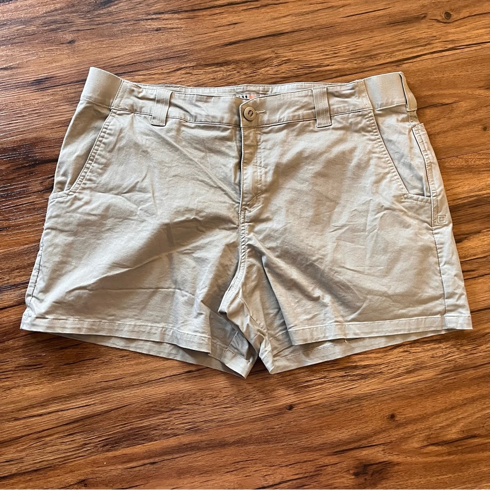 5.11 Tactical Shorts Womens Size 16 Tan Utility Short Hike Chino Khaki